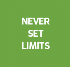 Never Set Limits